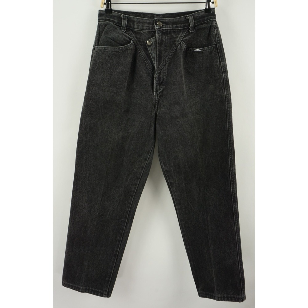 Vintage Ozark Mountain Women's Size 11/12 x 36 Black High Waist Western Jeans
